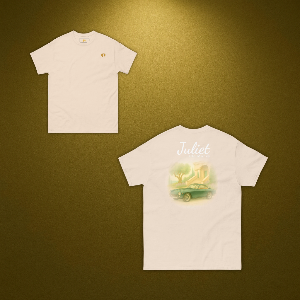 Juliet T-Shirt – Klassisches Unisex Shirt mit dezentem Frontlogo
