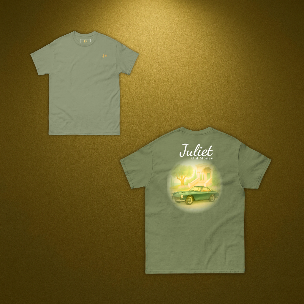 Juliet T-Shirt – Klassisches Unisex Shirt mit dezentem Frontlogo