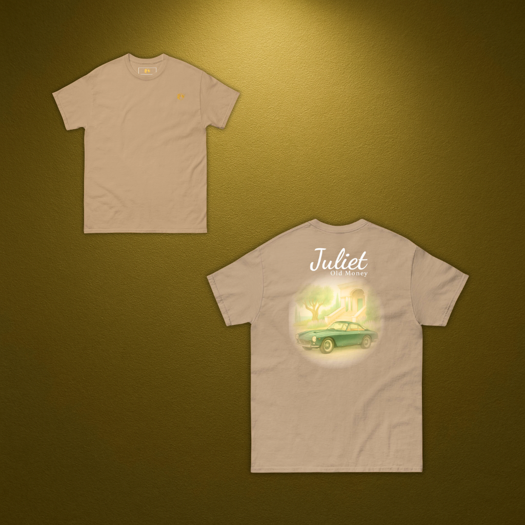 Juliet T-Shirt – Klassisches Unisex Shirt mit dezentem Frontlogo
