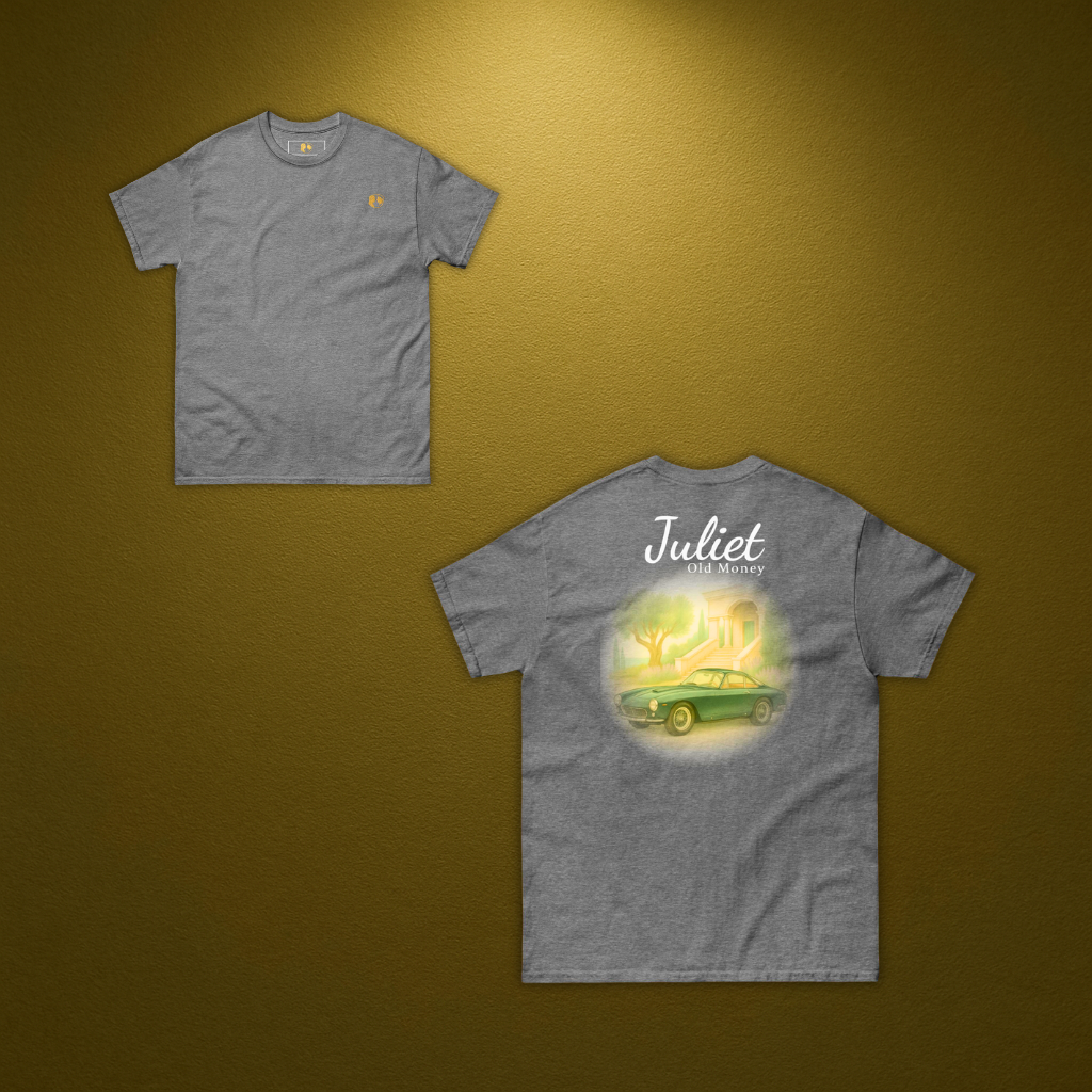 Juliet T-Shirt – Klassisches Unisex Shirt mit dezentem Frontlogo